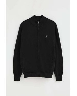 POLO CLUB Pull RIGBY GO ZIPPER COTTON CARDIGAN VO - Noir