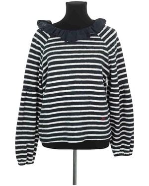 Leon & Harper Pull Pull en coton bleu - Noir