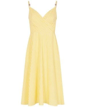 Morgan Robes midi 194848VTPE26 - Jaune