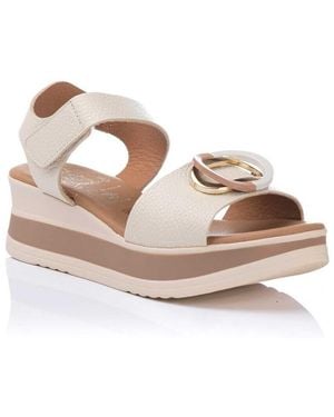 Oh My Sandals Sandales compensées Sandale à talon compensé - Tiara - Métallisé