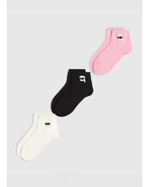 KARL LAGERFELD Socquettes 45528 - Blanc