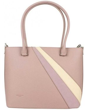 Hexagona Cabas Sac trapèze RAINBOW Vieux Rose
