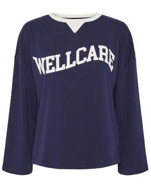 Pieces Sweater - Blauw