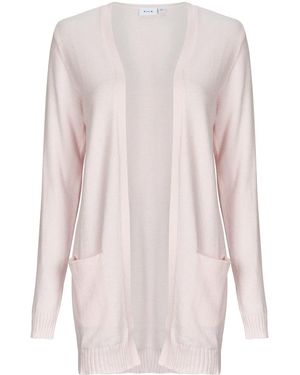Vila Vest Viril Open L/S Knit - Roze