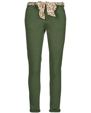 Le Temps Des Cerises Pantalone Chino Kurt Jogg - Verde