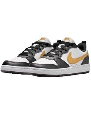 Nike Baskets basses Baskets court borough low recraft cuir - Bleu