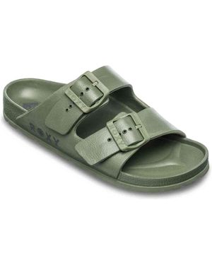 Roxy Sandales plates ARJL101228-OGN - Vert
