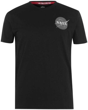 NASA T-Shirt Alpha Industries - Noir