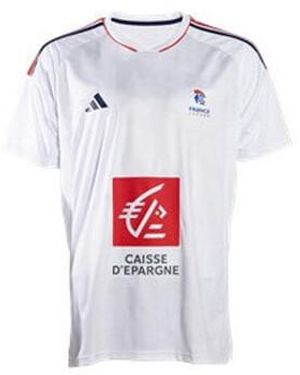 adidas T-shirt Maillot Equipe de France Handball 2023 Blanc