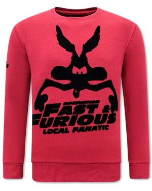 Local Fanatic Sweat-shirt 118761186 - Rouge