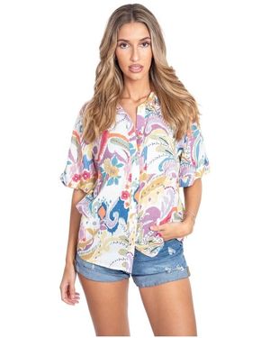 Isla Bonita By Sigris Overhemd Shirt - Blauw