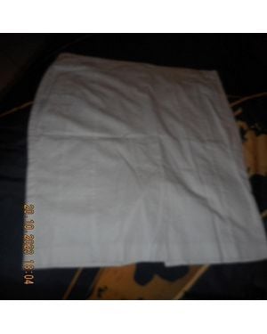 Camaïeu Jupes Courtes Jupe Crayon En Toile Blanche Camaïeu - Noir