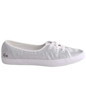 Lacoste Ballerines Ballerines Grises - Blanc