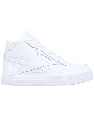 Reebok Baskets Montantes Baskets Court Advanc Cuir Naturel - Blanc
