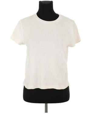 RE/DONE T-shirt Top écru - Blanc