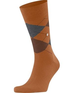 Burlington Socquettes Laine Edinburgh Orange 5582 - Marron