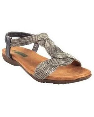 Amarpies Sportschoenen Sandalia Señora 23572 Abz Plomo - Metallic