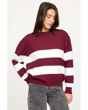 Lee Cooper Pull Pull CAMARI Bordeaux - Rouge