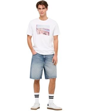 Only & Sons Short Onsfade Mb Tint 9085 Tai Dnm Shorts Noos 22029085 - Bleu