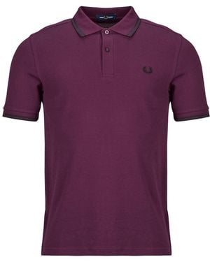 Fred Perry Polo Shirt Korte Mouw The Shirt - Paars
