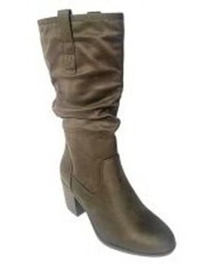 MTNG Bottes à talon Bottes marron pour s MUSTANG 59357 - Gris