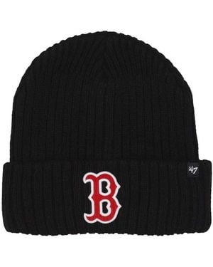 '47 Bonnet Mlb Thick Cord Cuff Knit Bos - Noir