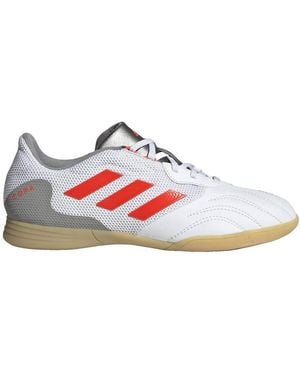 adidas Chaussures de foot Bottines copa sense.3 en salle blanc/rouge/argent - Métallisé