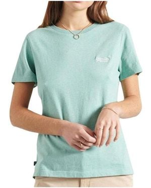 Superdry T-shirt W1010519A - Bleu