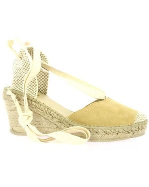 Pao Espadrilles Espadrille Cuir Velours - Métallisé