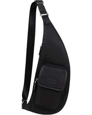 Hexagona Pochette Sacoche Asymetrique Ref 6720348 20*45*2 Cm - Noir