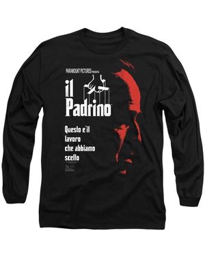 The Godfather T-Shirt Italian Profile - Noir