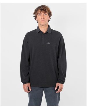 Oxbow Polo Polo Manches Longues Staple - Noir