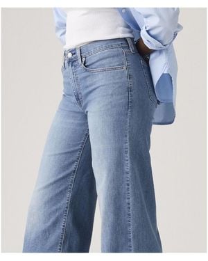 Levi's Jeans 728 Hr Wide Leg-Cool Surf - Bleu