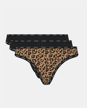 Guess Slips O5Rg22 K6Yw1 3Pack Basic Lace Brasilian - Noir