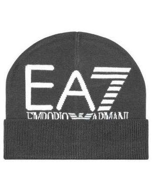 EA7 Bonnet 7X000006 AF11994-M8151 ASPHALT - Noir