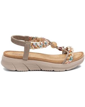 Artiker Sandales compensées 58C0001GOLD - Multicolore