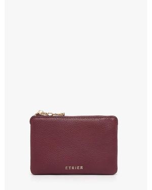 Etrier Pochette Porte-Monnaie Tradition Cuir Tradition 709-Etra421S - Violet