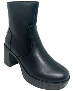 MTNG Bottines Botín Señora Mustang 55984 Negro - Bleu