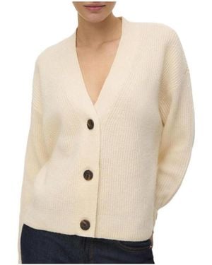 Vero Moda Pull Vmaries Cardigan - Neutre