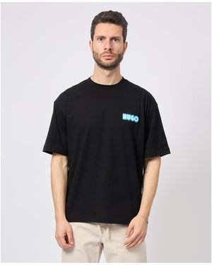 BOSS T-shirt T-shirt pour avec logo graphique - Noir