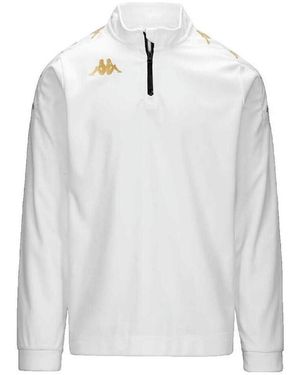 Kappa Sweatshirts Sweatshirt Gassolo Slim Col Demi-Zip - Blanc
