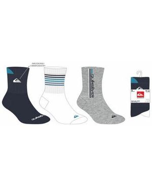 Quiksilver Chaussettes - Lot de 3 paires de chaussette - tricolore - Bleu