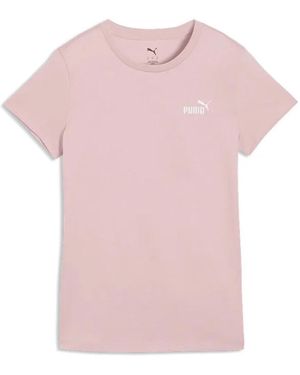 PUMA T-Shirt Ess Small No. 1 Logo - Rose