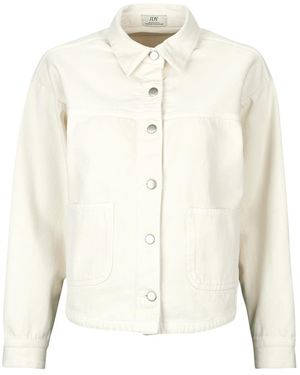 Jdy Veste JDYNOMA L/S SHACKET - Blanc