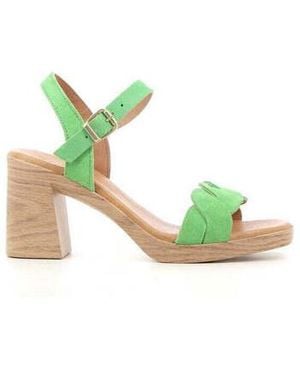 Coco   Abricot Sandales COLMAR - Vert