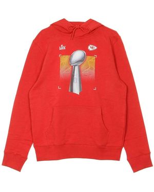 Fanatics Sweatshirts à capuche Iconic Parade Celebration - Rouge