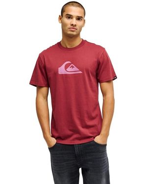 Quiksilver T-Shirt Ev Comp Logo - Rouge