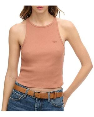 Superdry Debardeur W6011890A-2BK - Bleu
