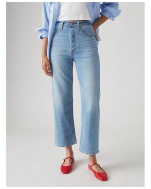 Levi's Jeans 72693 0229 L.27 - RIBCAGE STRAIGHT ANKLE-COOL WINNER - Bleu