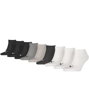 PUMA Collants & bas unisexe Chaussettes Paquet de 9 - Noir